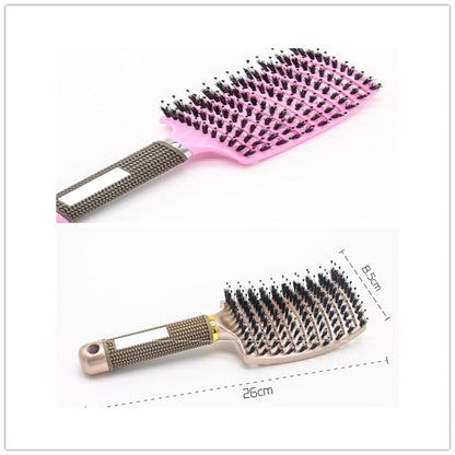 Hairbrush Anti Klit Brushy Haarborstel Women Detangler Hair Brush Bristle Nylon Scalp Massage  Teaser Hair Brush Comb Everware Hub