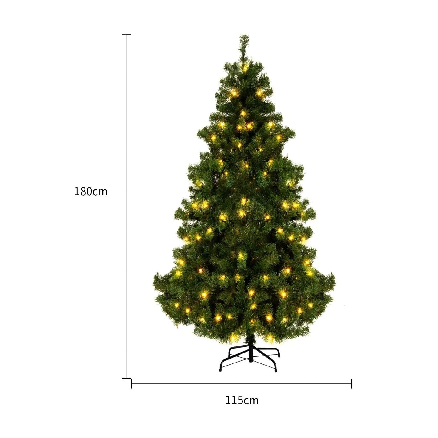 Artificial Snow Christmas Tree – PVC Cedar Tree for Holiday Window & Mall Decorations Everware Hub
