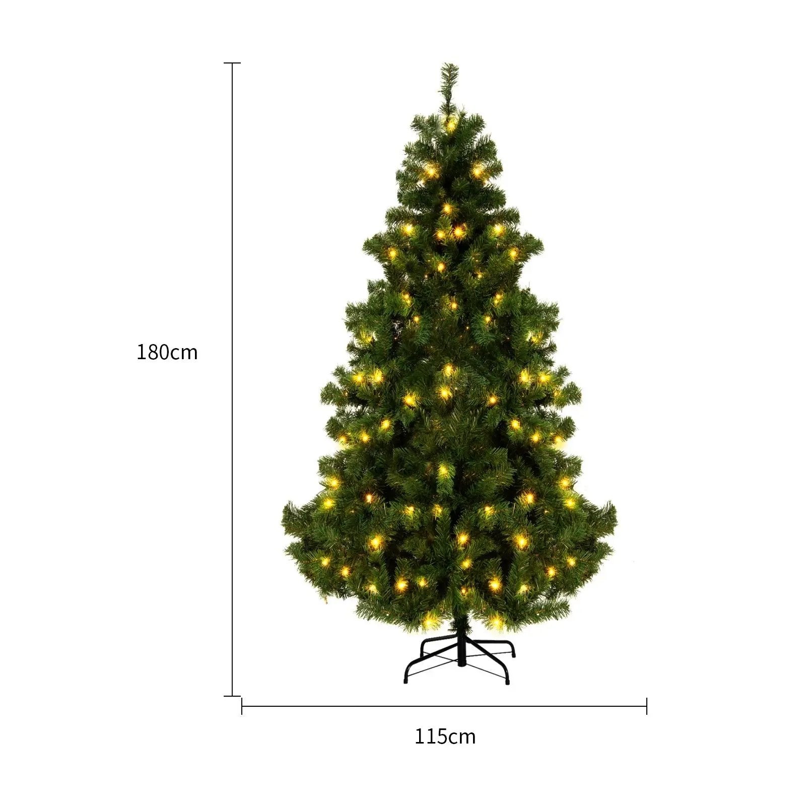 Artificial Snow Christmas Tree – PVC Cedar Tree for Holiday Window & Mall Decorations Everware Hub