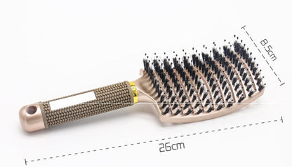 Hairbrush Anti Klit Brushy Haarborstel Women Detangler Hair Brush Bristle Nylon Scalp Massage  Teaser Hair Brush Comb Everware Hub