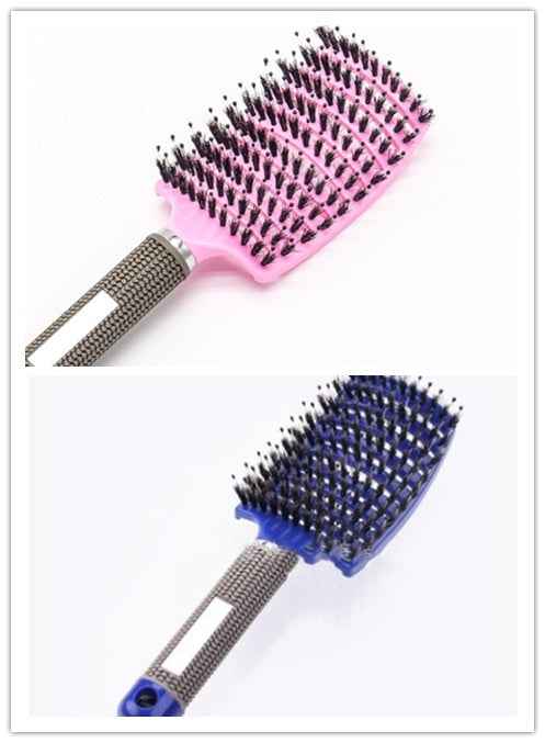 Hairbrush Anti Klit Brushy Haarborstel Women Detangler Hair Brush Bristle Nylon Scalp Massage  Teaser Hair Brush Comb Everware Hub
