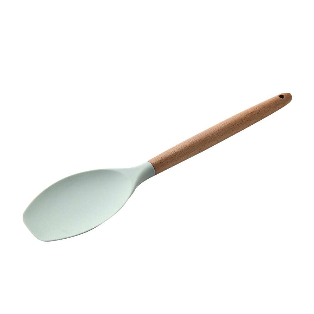 Silicone Kitchenware with Wooden Handle – Durable Cooking Tools