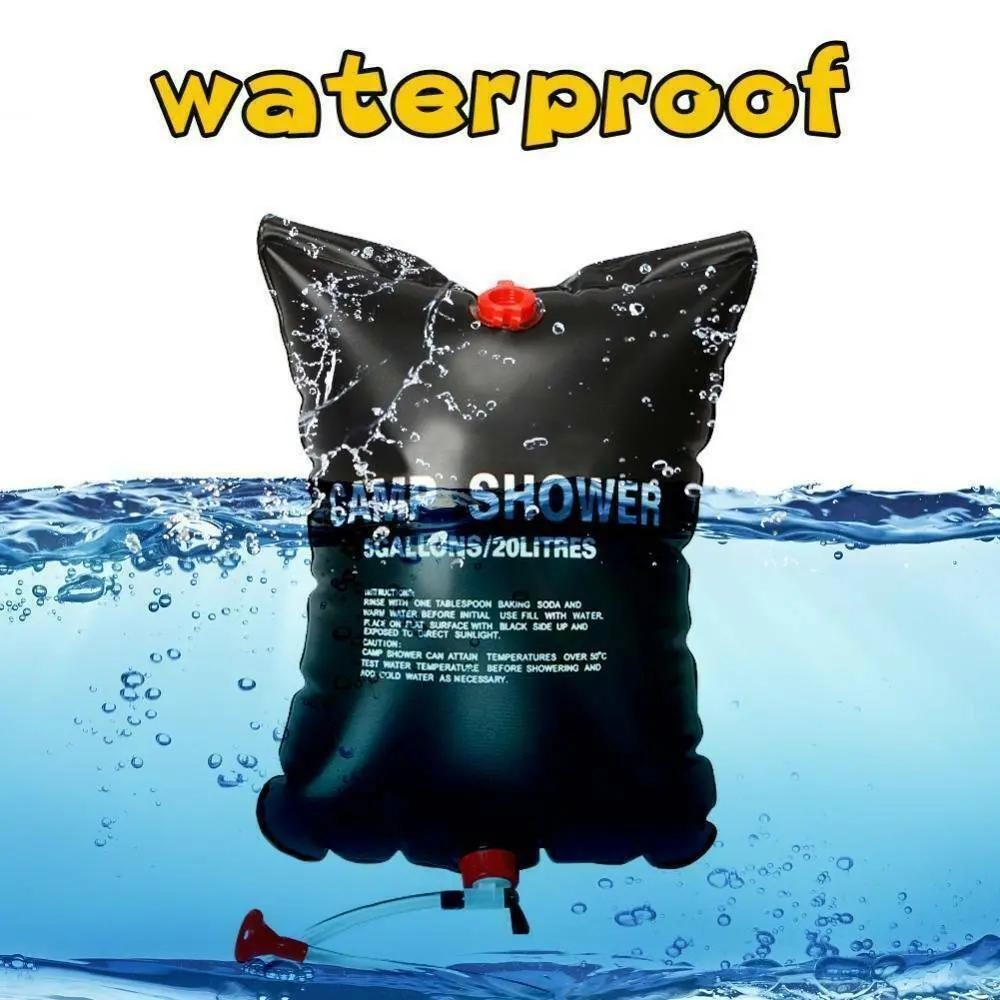 20L Portable Camping Shower Bag – Solar Heated Outdoor Shower for Travel, Hiking & Beach Everware Hub