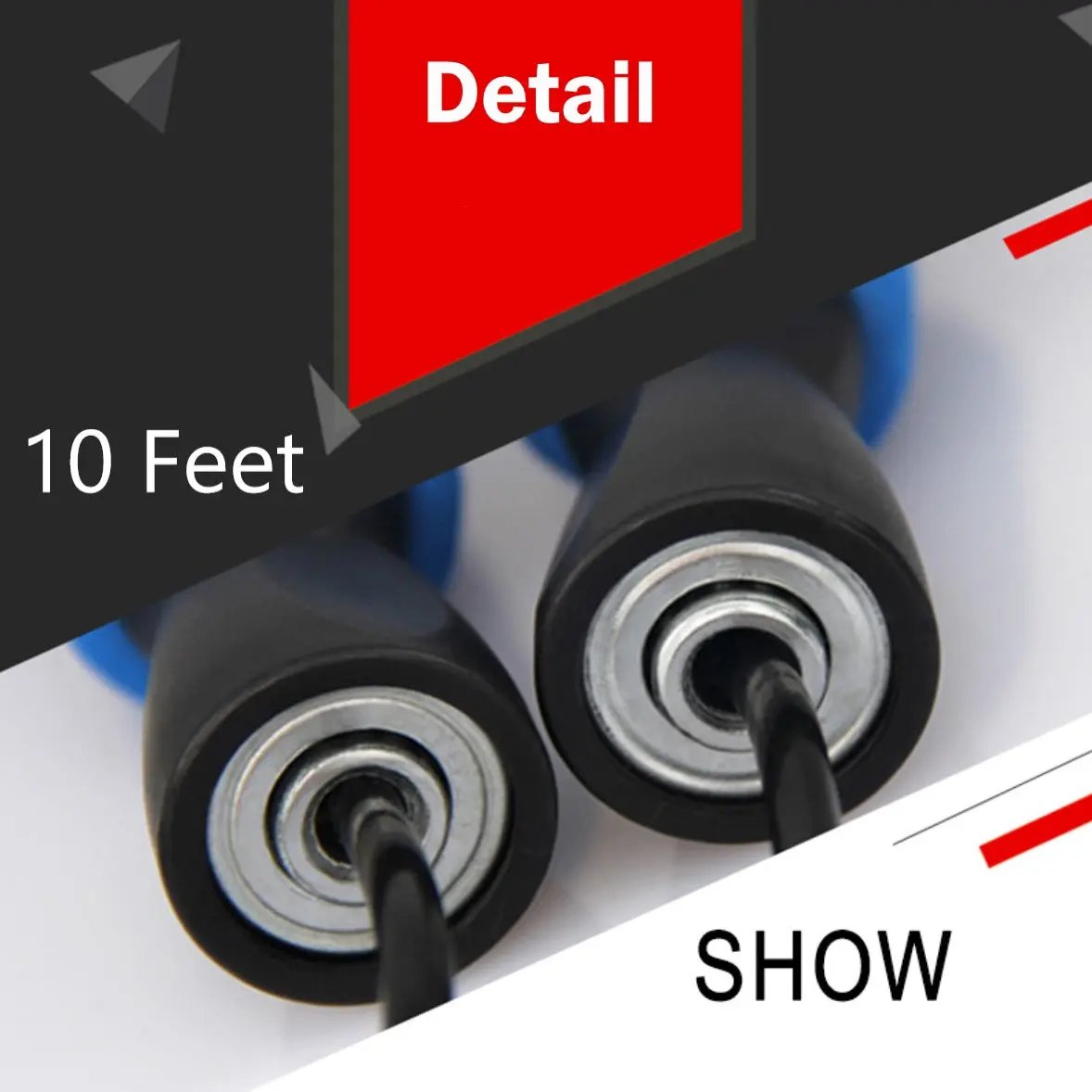 Mororock Adjustable Speed Skipping Rope – 10ft Aerobic Jump Rope for Boxing, Fitness & Weight Loss (Black) Everware Hub