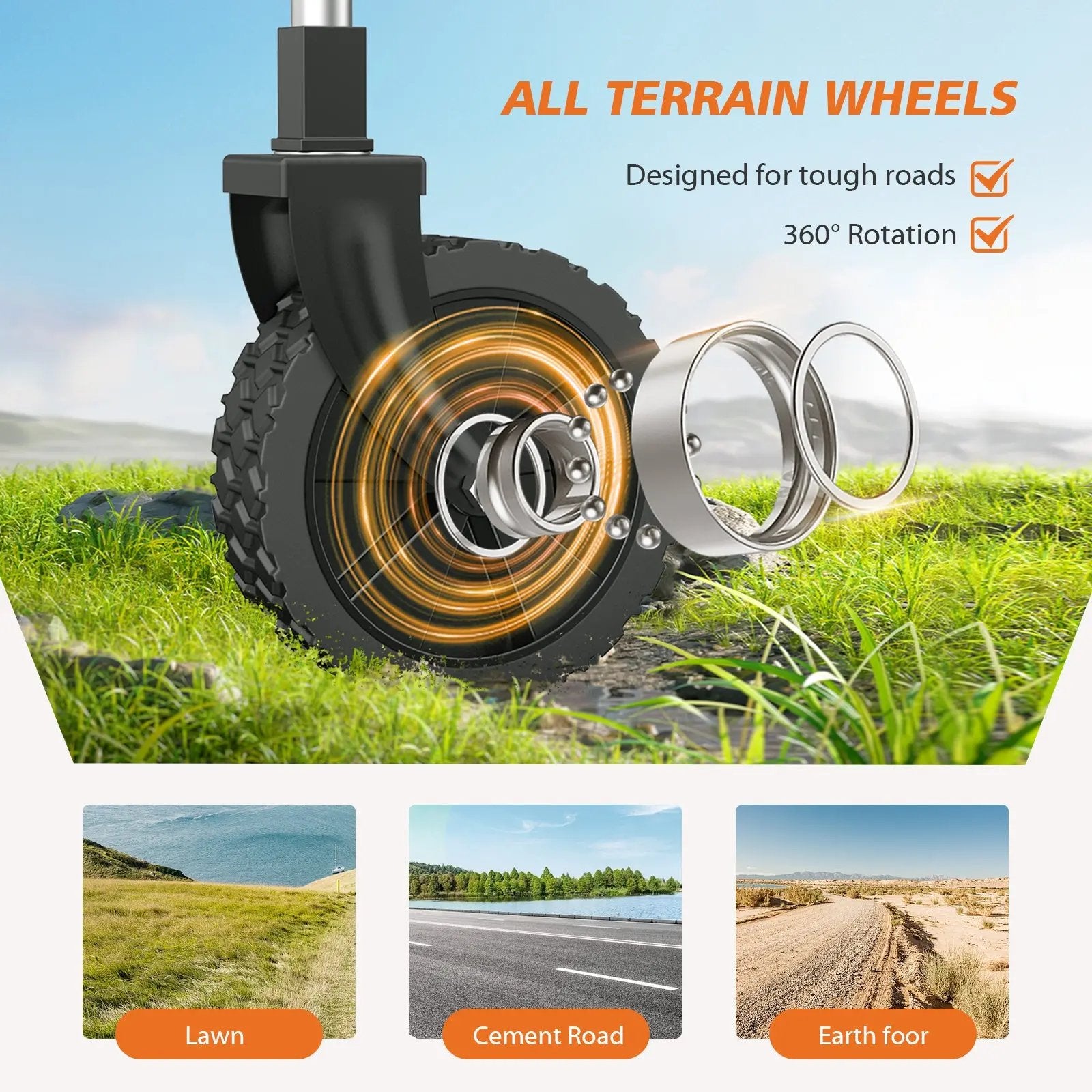 Foldable Utility Wagon – Camping & Shopping Cart Everware Hub