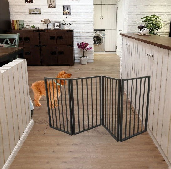 Pet Gate ,Adjustable Dog Gate for Doorways, Stairs & Hallways, Easy Install Safety Barrier Everware Hub