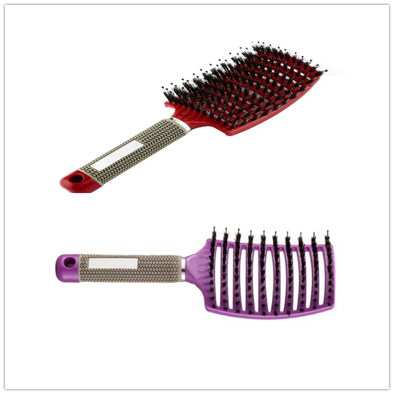 Hairbrush Anti Klit Brushy Haarborstel Women Detangler Hair Brush Bristle Nylon Scalp Massage  Teaser Hair Brush Comb Everware Hub