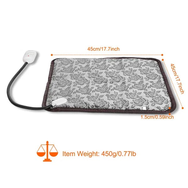 Pet Heating Pad Dog Cat Electric Heating Mat Waterproof Adjustable Warming Blanket Everware Hub