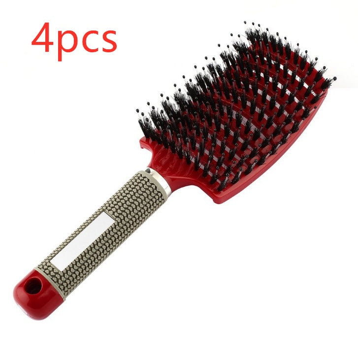 Hairbrush Anti Klit Brushy Haarborstel Women Detangler Hair Brush Bristle Nylon Scalp Massage  Teaser Hair Brush Comb Everware Hub