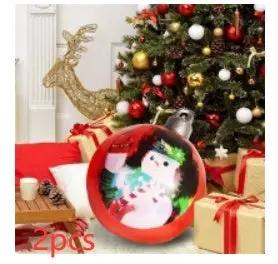 60CM Inflatable Christmas Ornament Ball ,Giant Outdoor PVC Holiday Decoration for Tree, Yard & Events Everware Hub