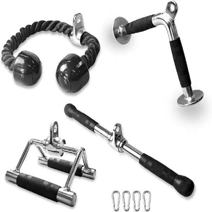 Adjustable Fitness Handlebars – 4-Piece Squat Rack Set Everware Hub