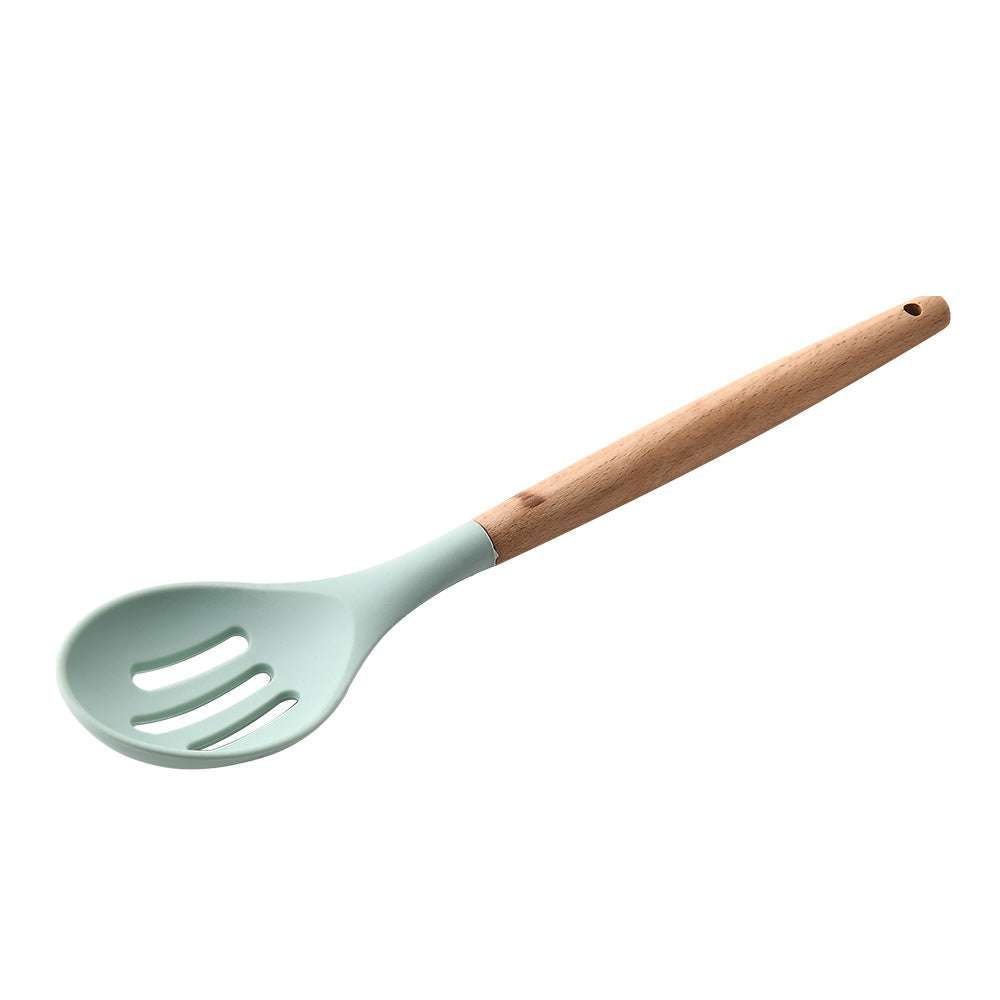 Silicone Kitchenware with Wooden Handle – Durable Cooking Tools