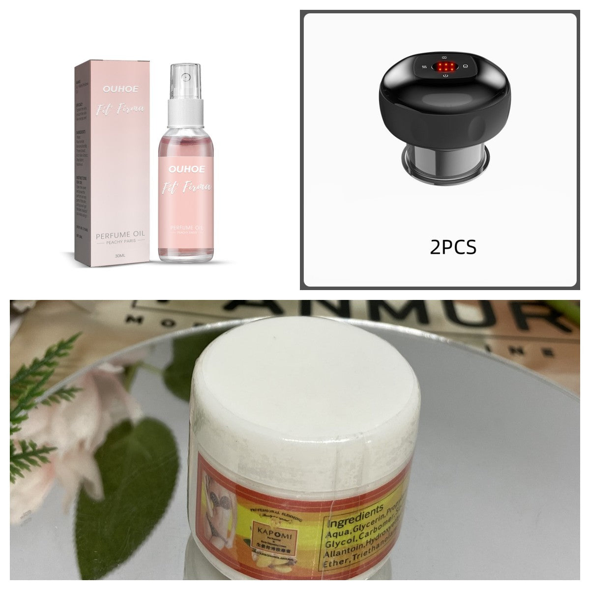 Electric Vacuum Cupping Massage Body Cups Anti-Cellulite Therapy Massager For Body Electric Guasha Scraping Fat Burning Slimming Everware Hub