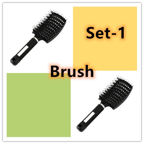 Hairbrush Anti Klit Brushy Haarborstel Women Detangler Hair Brush Bristle Nylon Scalp Massage  Teaser Hair Brush Comb Everware Hub