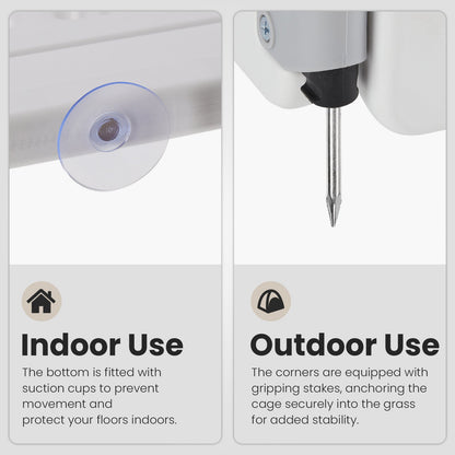 Dog Play Fence – Safe & Reliable Pet Playpen for Indoor and Outdoor Use Everware Hub