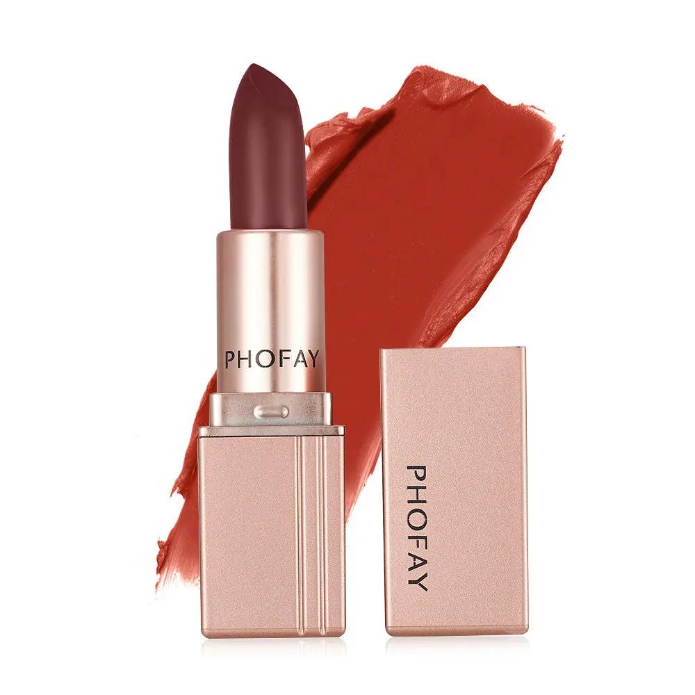 PHOFAY Matte Lipstick ,Waterproof, Long-Wearing, Ceramide-Infused Matte Everware Hub