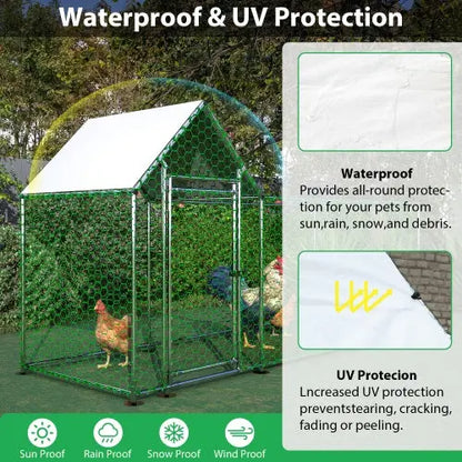Poultry Habitat Cage With Lid For Chicken Coop Everware Hub
