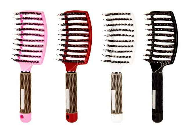Hairbrush Anti Klit Brushy Haarborstel Women Detangler Hair Brush Bristle Nylon Scalp Massage  Teaser Hair Brush Comb Everware Hub