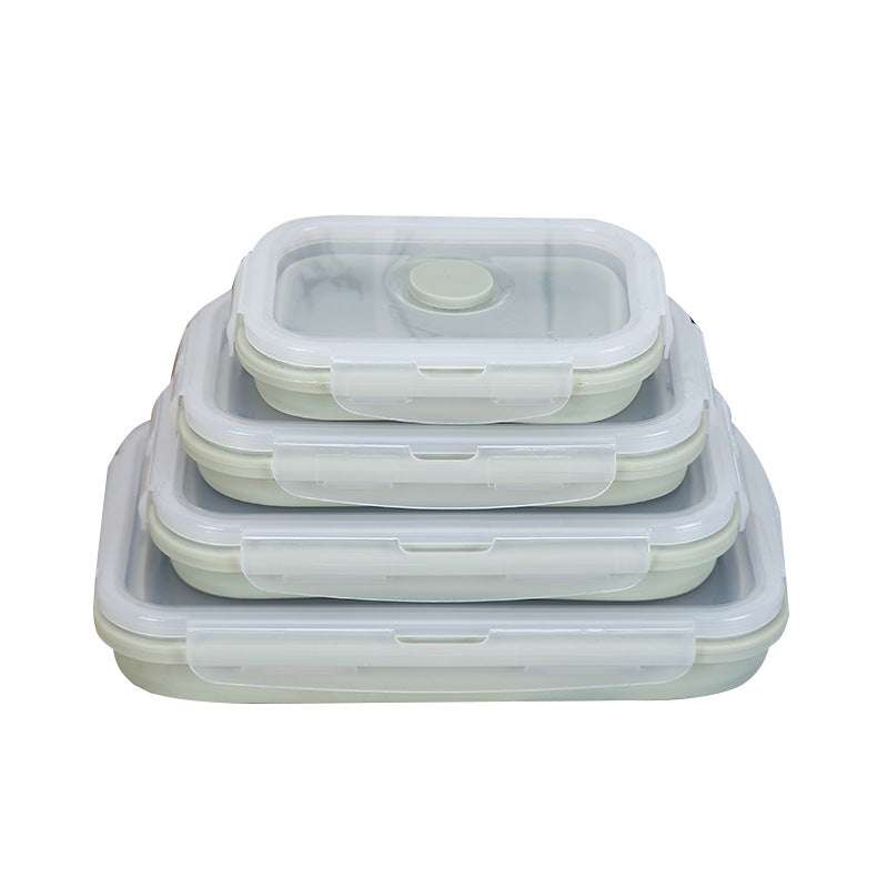 Silicone Lunch Box – Portable Food Storage Container
