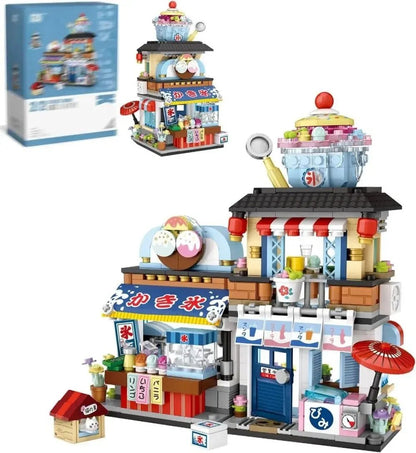 4 PACK Brick Building Set For Kids, 2969 PCS Building Blocks Kit Japanese Street Building Toy Set Gift For 6-15 Years Old Kid And Adult Everware Hub