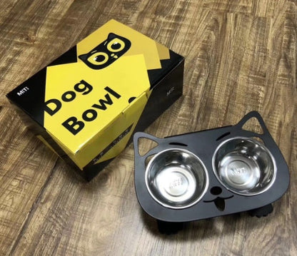 Anti-Falling Cat & Dog Feeding and Water Bowl, Non-Slip, Spill-Resistant Pet Feeder for Food and Water Everware Hub