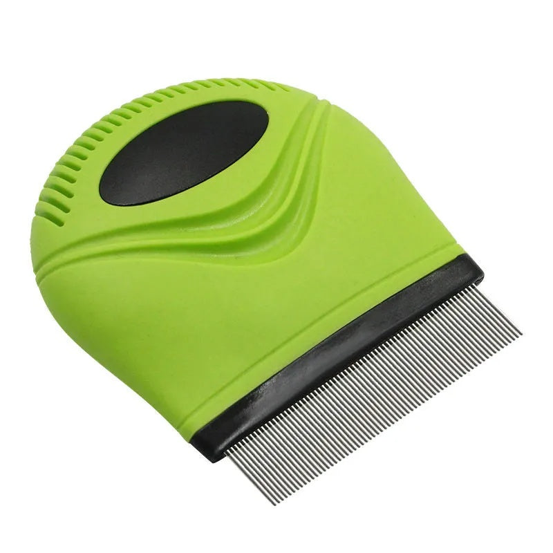 Pet Life 'Grazer' Handheld Travel Grooming Cat And Dog Flea And Tick Comb Everware Hub