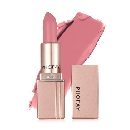 PHOFAY Matte Lipstick ,Waterproof, Long-Wearing, Ceramide-Infused Matte Everware Hub