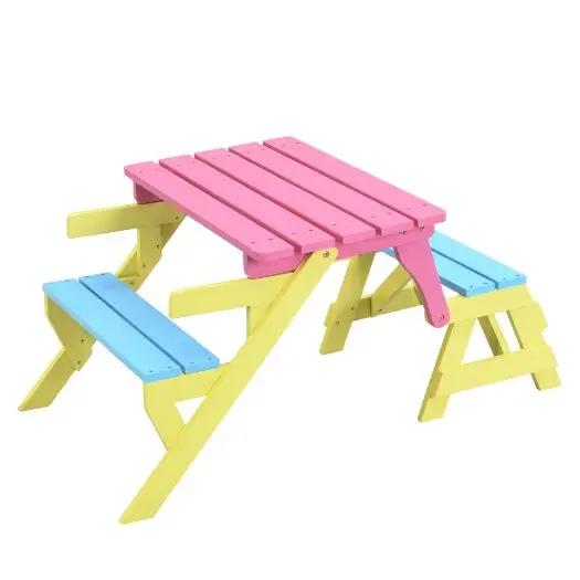 KID'S MULTI-FUNCTIONAL ARM CHAIR,TABLE 2 BENCHES Everware Hub