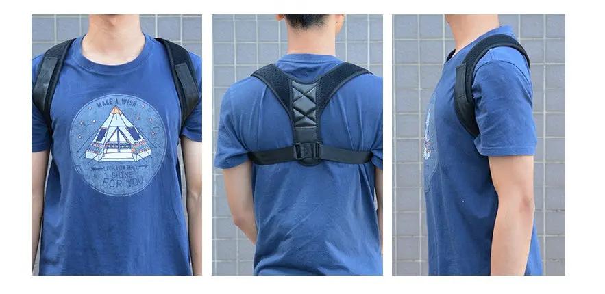 Medical Clavicle Posture Corrector ,Adjustable Back & Shoulder Support Strap for Lower Back Alignment Everware Hub