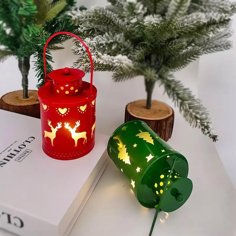 LED Christmas Candle Lanterns, Nordic Style Wind Lights, Electronic Holiday Decorations Everware Hub