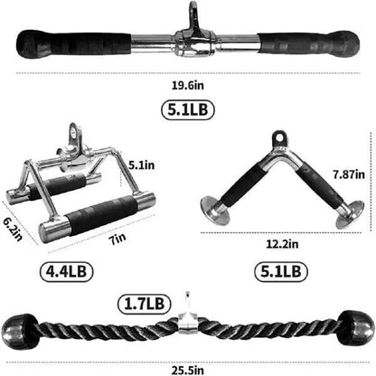 Adjustable Fitness Handlebars – 4-Piece Squat Rack Set Everware Hub