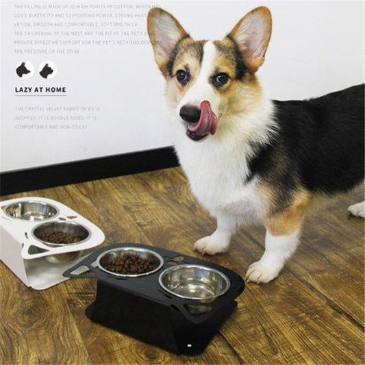 Anti-Falling Cat & Dog Feeding and Water Bowl, Non-Slip, Spill-Resistant Pet Feeder for Food and Water Everware Hub