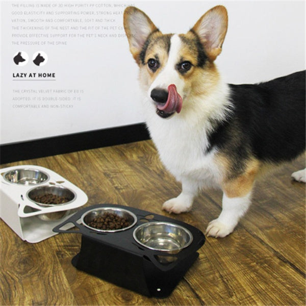 Anti-Falling Cat & Dog Feeding and Water Bowl, Non-Slip, Spill-Resistant Pet Feeder for Food and Water Everware Hub