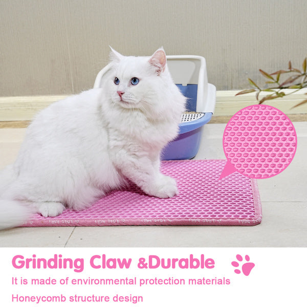 Double Layer Rice Shaped Cat Litter Pad Everware Hub