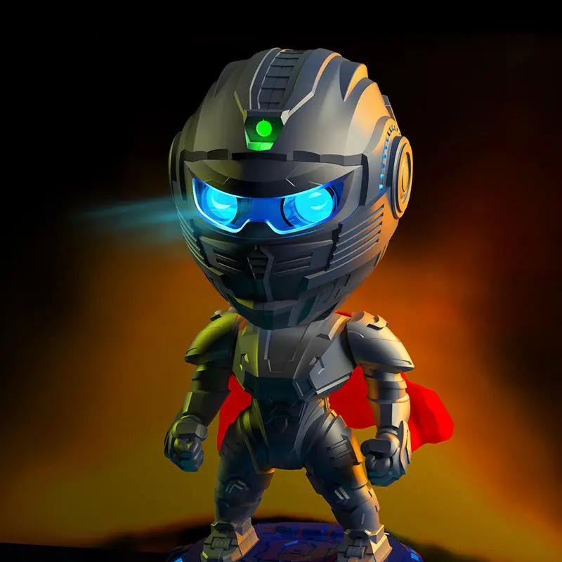 Mecha Samurai Starry Sky Night Light – Customizable Kids Room Lamp Everware Hub