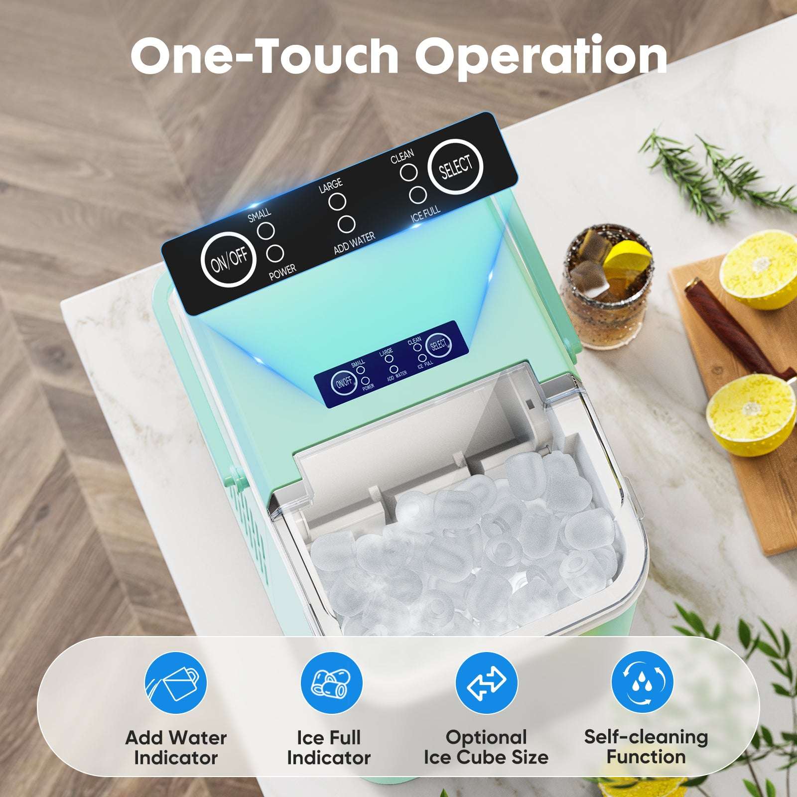 Portable Ice Maker – Fast Home & Office Ice Machine