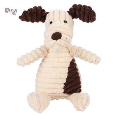 Vocal Animal Plush Dog Toy ,Squeaky Pet Training Plush for Chewing & Teeth Cleaning Everware Hub