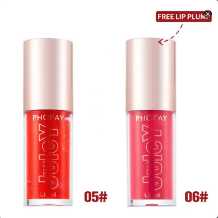 PHOFAY Juicy Lip Oil – Ultra-Hydrating, Sheer Shine Lip Treatment Everware Hub