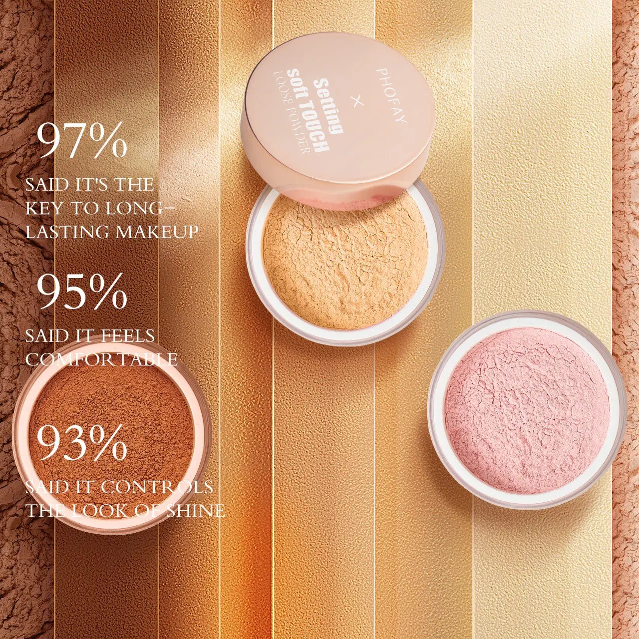 PHOFAY Setting Soft Touch Loose Powder – Airy Matte Finish Everware Hub