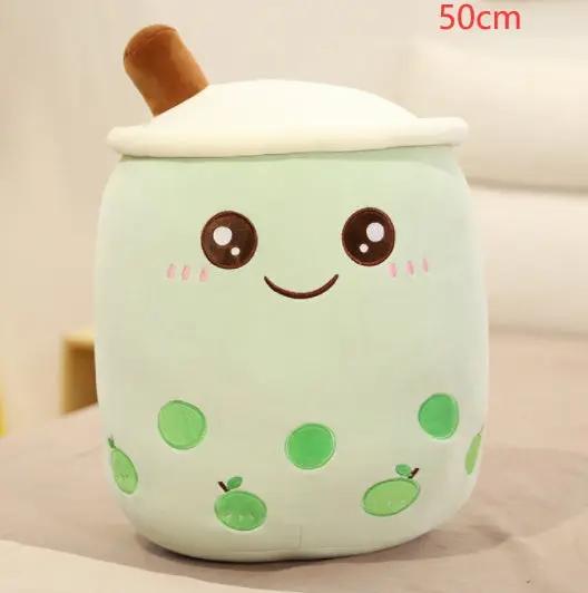 Cute Strawberry Milk Tea Plush Toy – Soft Boba Tea Cup Pillow for Kids, Girls, Birthday Gift, Kawaii Bubble Tea Cushion Everware Hub