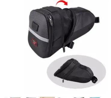 Bicycle Bag Mountain Bike Tail Bag Back Bag Bicycle Saddle Bag Bicycle Seat Cushion Bag Everware Hub