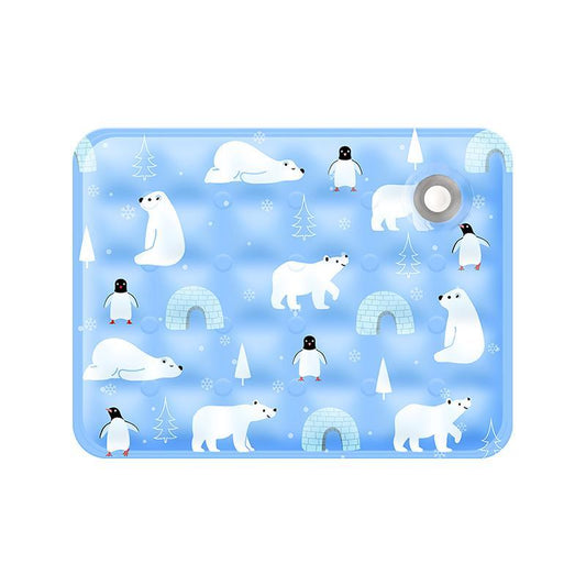 Ice Bear Pet Cooling Pad – Summer Mat for Cats & Dogs | Washable & Portable Cooling Solution Everware Hub