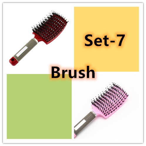 Hairbrush Anti Klit Brushy Haarborstel Women Detangler Hair Brush Bristle Nylon Scalp Massage  Teaser Hair Brush Comb Everware Hub