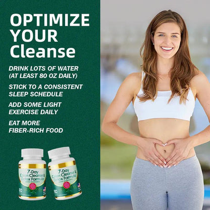 7-Day Colon Cleanse & Detox Formula – Natural Digestive Support Capsules Everware Hub