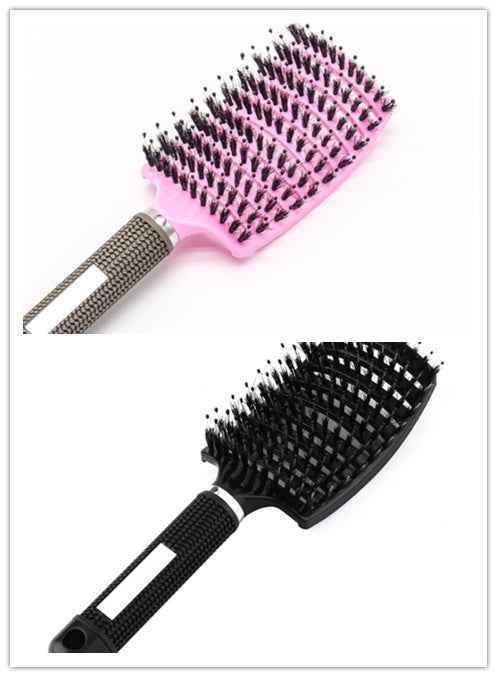 Hairbrush Anti Klit Brushy Haarborstel Women Detangler Hair Brush Bristle Nylon Scalp Massage  Teaser Hair Brush Comb Everware Hub