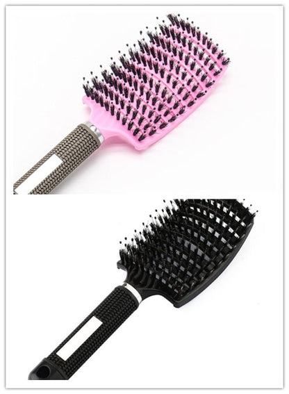 Hairbrush Anti Klit Brushy Haarborstel Women Detangler Hair Brush Bristle Nylon Scalp Massage  Teaser Hair Brush Comb Everware Hub