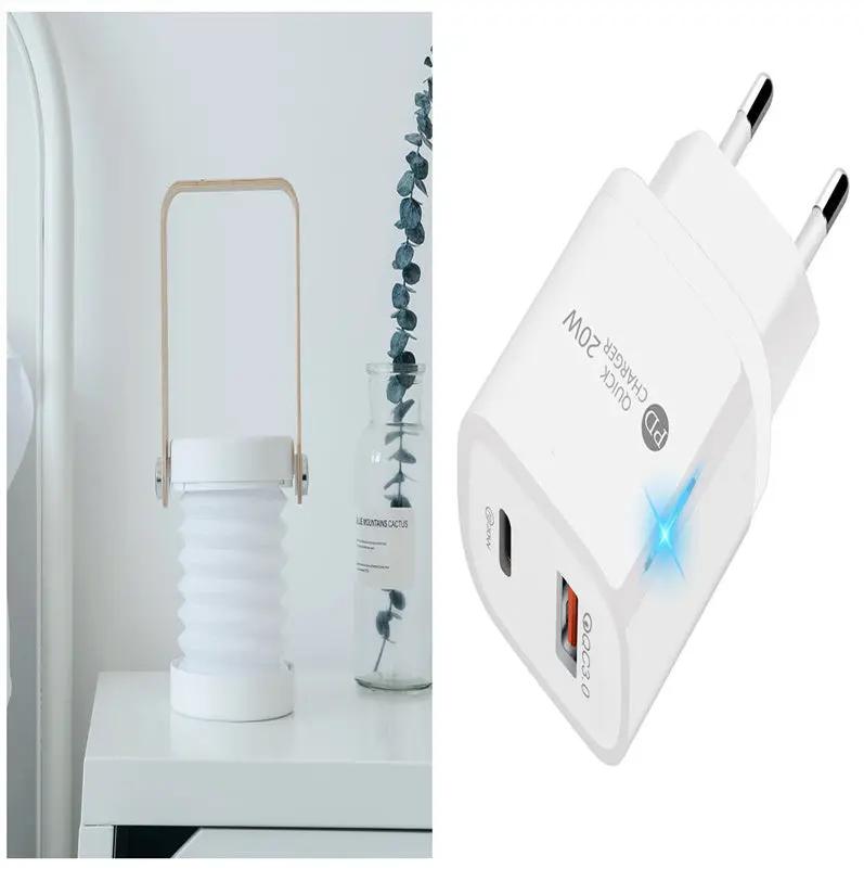 Foldable Touch Dimmable Reading LED Night Light Portable Lantern Lamp USB Rechargeable For Home Decor Everware Hub