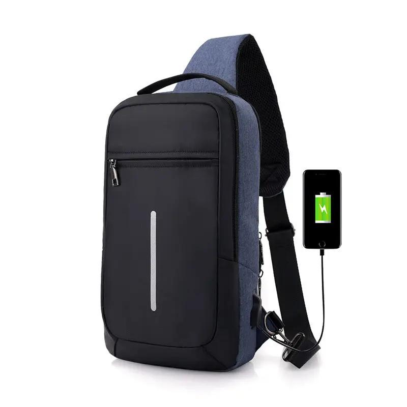 Anti-Theft USB Charging Chest Bag – Crossbody Sling Backpack for Travel, Outdoor & Daily Use Everware Hub