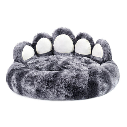 Bear Paw Shaped Dog Bed – Cozy Plush Pet Bed for Small & Medium Dogs and Indoor Cats Everware Hub