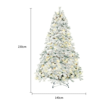 Artificial Snow Christmas Tree – PVC Cedar Tree for Holiday Window & Mall Decorations Everware Hub